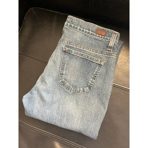 DKNY Woman’s Size 6 Medium Wash Mid Rise Straight Leg Denim Blue Jeans